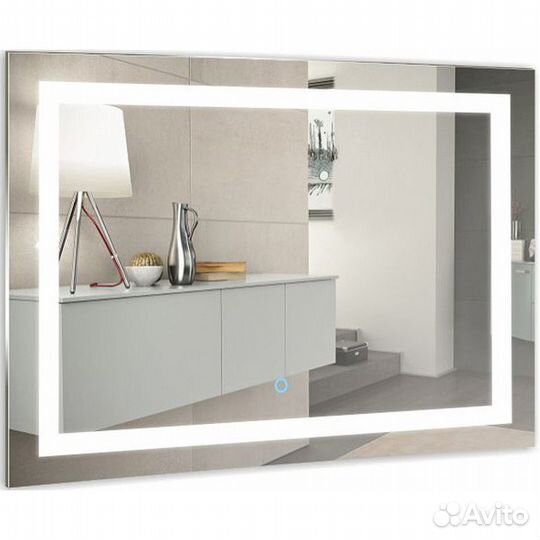 Зеркало Azario Ливия 100 фр-00001225 Белое