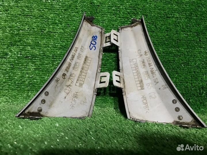 Накладка переднего бампера левая Mercedes C w205