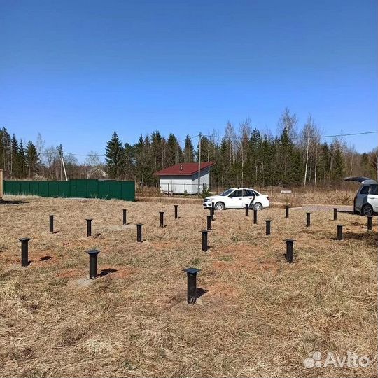 Фундамент на винтовых сваях Винтовые сваи под ключ