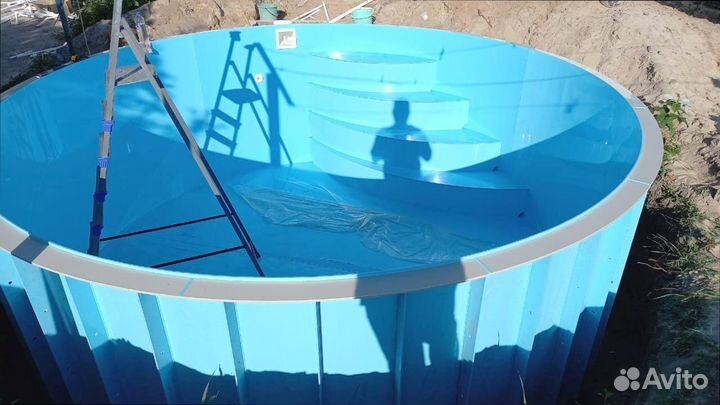 Круглый полипропиленовый бассейн от производителя