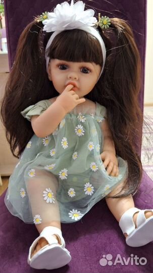 Кукла реборн силиконовая 57 см
