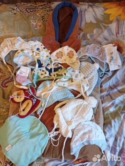 Шапочки для новорожденных