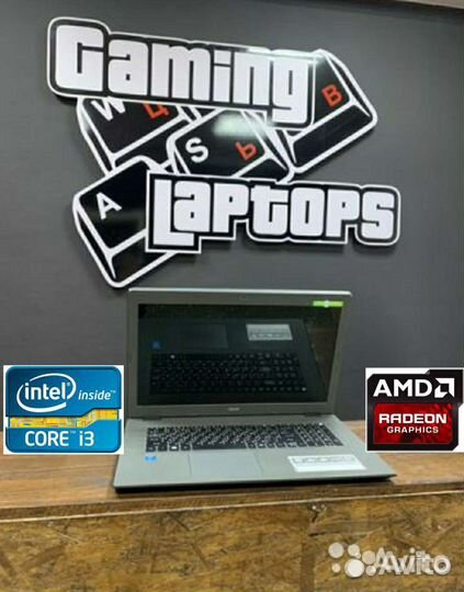 Ноутбук Acer / 17.3 / core i3 / 8 Gb