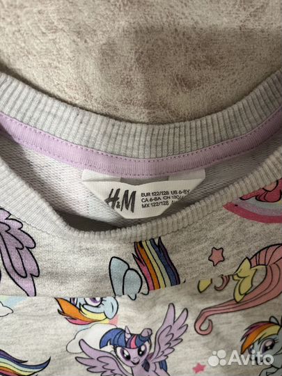 Свитшот (кофта) H&M 122/128 My Little pony