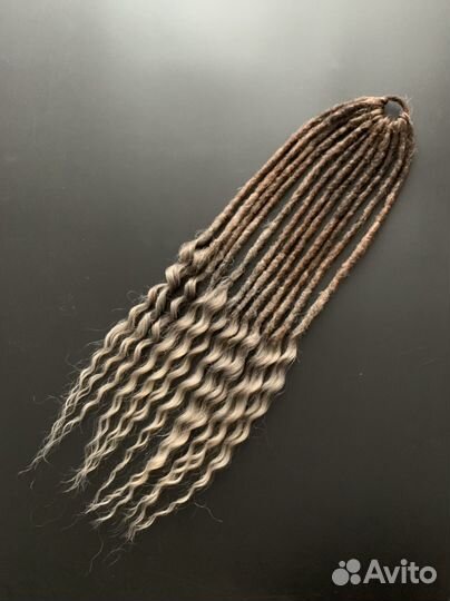 Резинки для волос с дредами и локонами