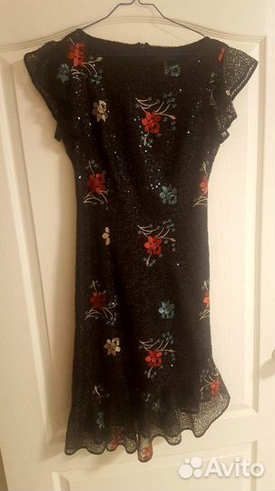 Платье женское с пайетками вечернее нарядное р 42