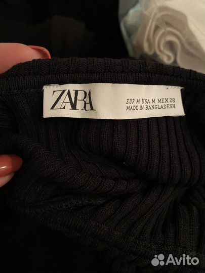 Трикотажное платье zara