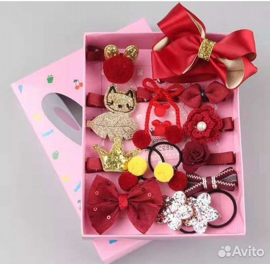 Набор аксессуаров для волос новый
