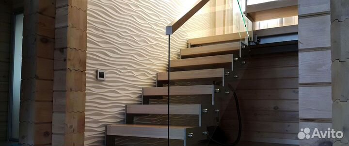 Стеклянные ограждения лестницы от производителя