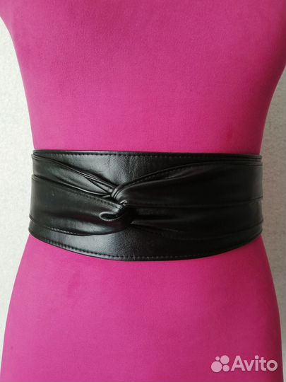 Женский широкий пояс кушак 026