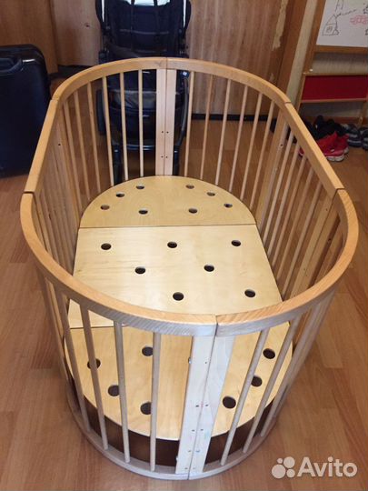 Кровать детская круглая овальная