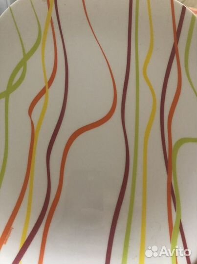 Блюдо Франция Luminark интересная форма и рисунок