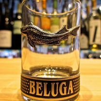 Коллекционные стопки "Белуга" (Vodka Beluga) 6 шт