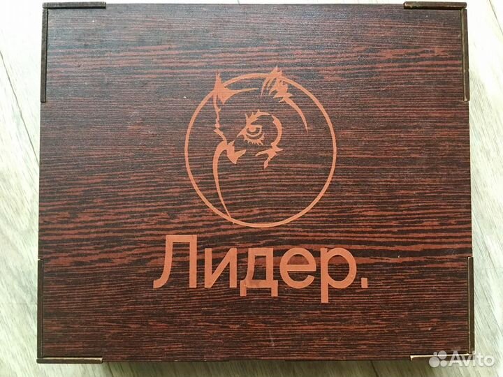 Именной подарочный набор для Елены нат. кожа, дере