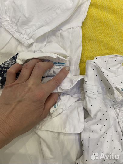 Блузки белые для школы 8шт