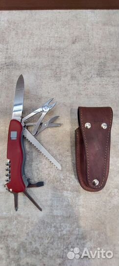 Нож складной швейцарский