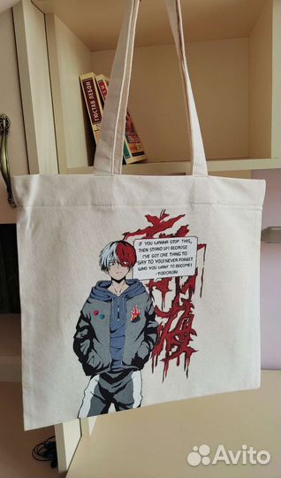 Cумка шопер аниме Todoroki Shouto