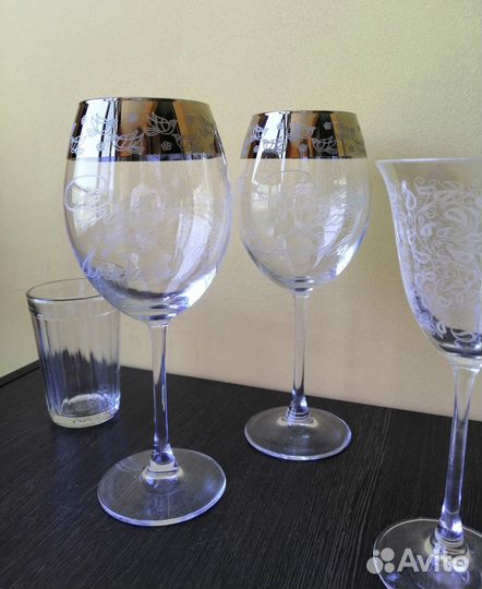 Свадебные фужеры (полный комплект)