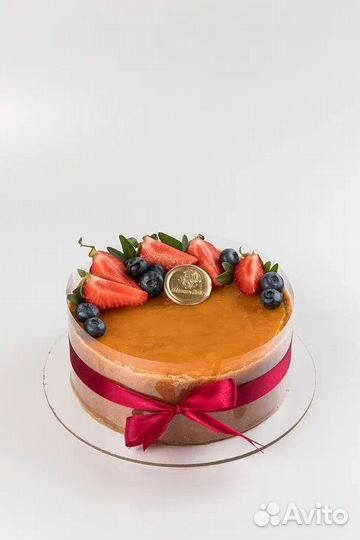 Чизкейк классический с манго-маракуйя Диаметр 14