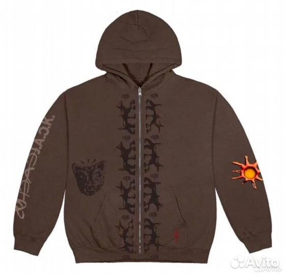 Зип худи cactus jack