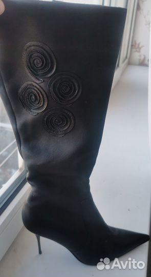 Сапоги женские натуральная кожа 41 размер