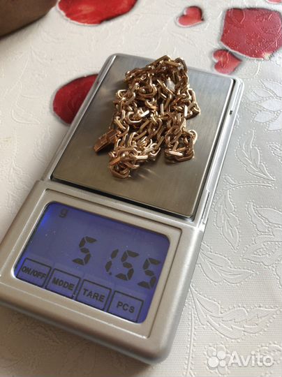 Цепочки якорная и бисмарк золотые