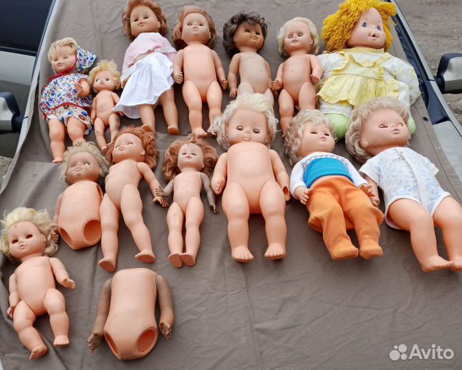 Куклы СССР и барби разные игрушки