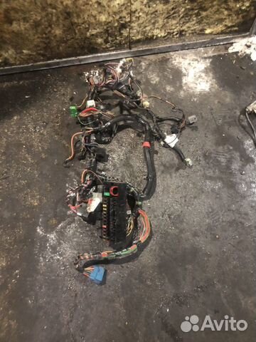 Проводка под панель с блоком предохранителей ваз 2