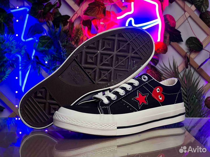 Кеды Converse One Sta Comme des Garcons play