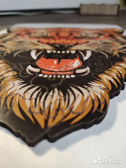 Деревянные фигурные пазлы