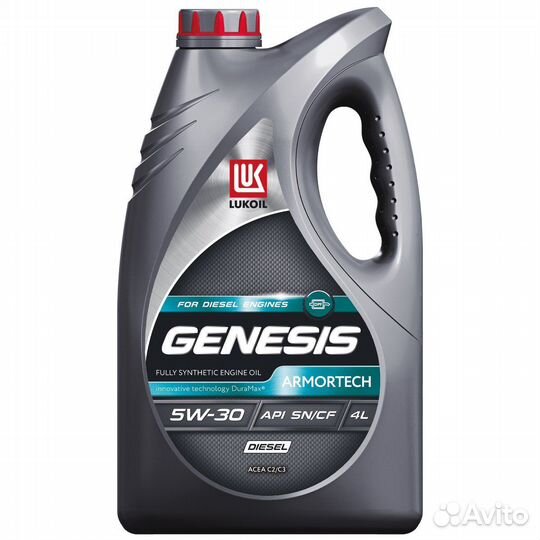 Синтетика Lukoil genesis armortech diesel 5W-30