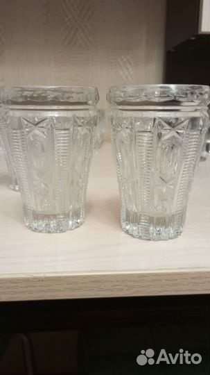 Стаканы хрустальные