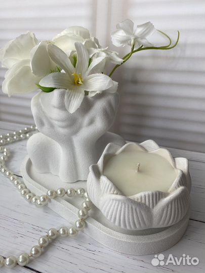 Декор для дома: свечи, вазы, подставки