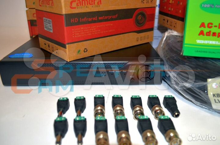 Комплект Видеонаблюдения на 1-16 камер Full HD