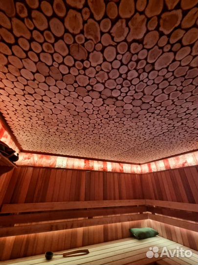 Панно из можжевельника