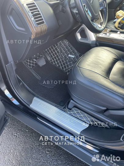 Автоковрики из экокожи range rover