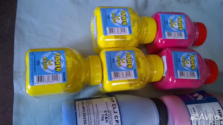 Цветной тонер для HP color LJ 2600/1600 и другие