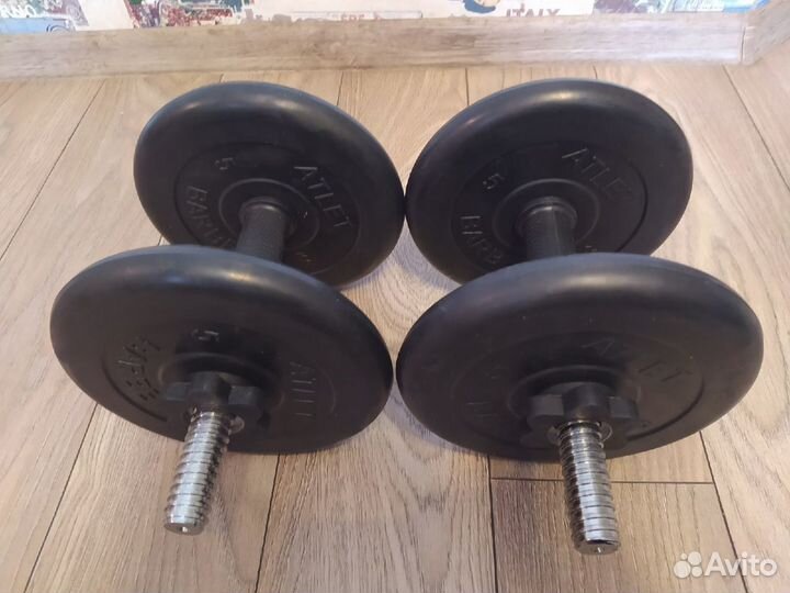 Штанга Z или W образная 25,5 и гантели по 11,5 кг