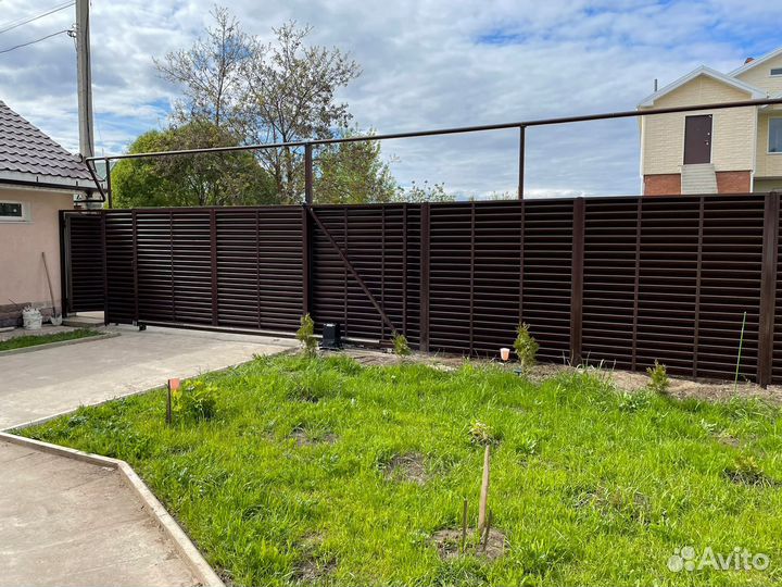Заборы жалюзи