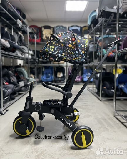 Трехколесный велосипед luxmom 368 складной