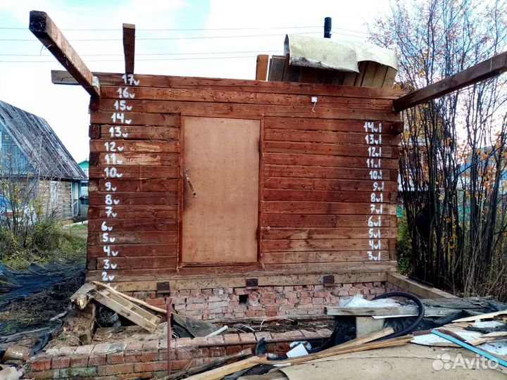 Сруб дома бу