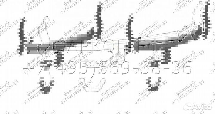 Фаркоп Hyundai Solaris II седан 2017, Kia Rio IV с