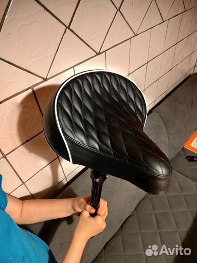 Седло для велосипеда мягкое