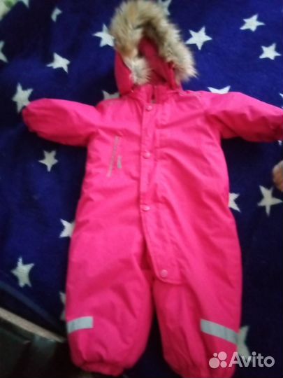 Зимний комбинезон для девочки 80
