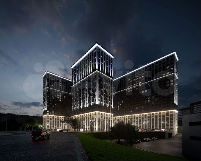 2-к. квартира, 62,4 м², 20/25 эт.