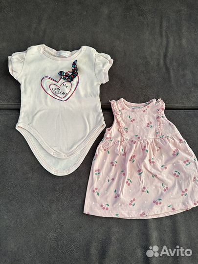 Одежда на девочку пакетом 62 68 (18 ед.)