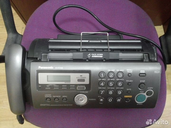 Факс panasonic KX-FC258