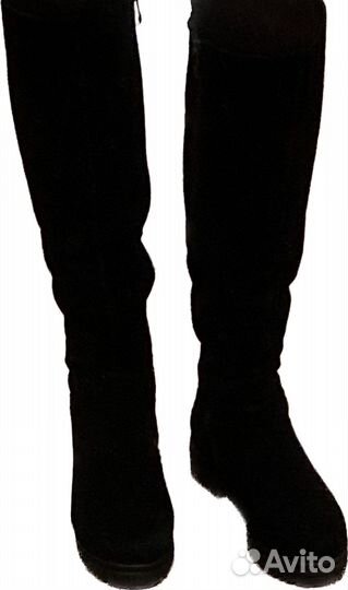 Сапоги зимние натур. замша и мех (Словения) р.38