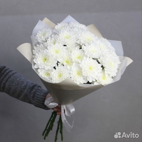 Букет из кустовой хризантемы