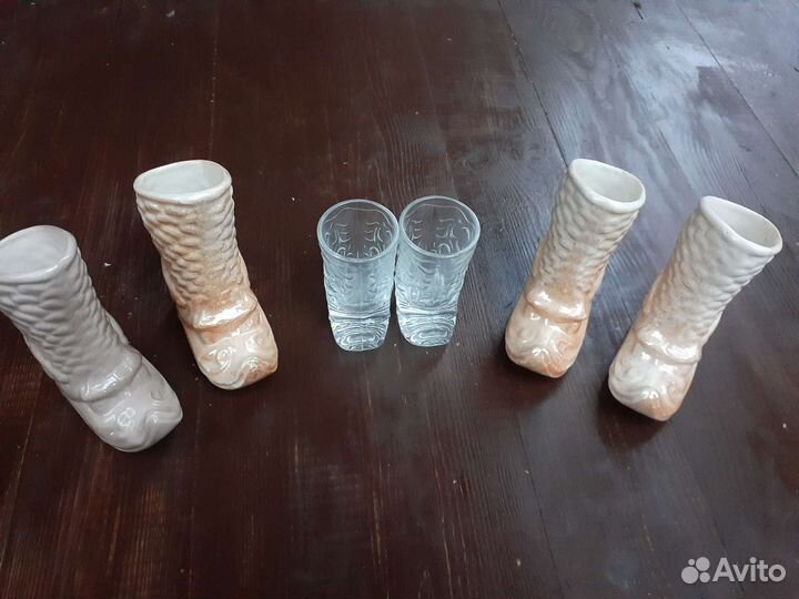 Рюмки, стопки, стаканчики Сапожки